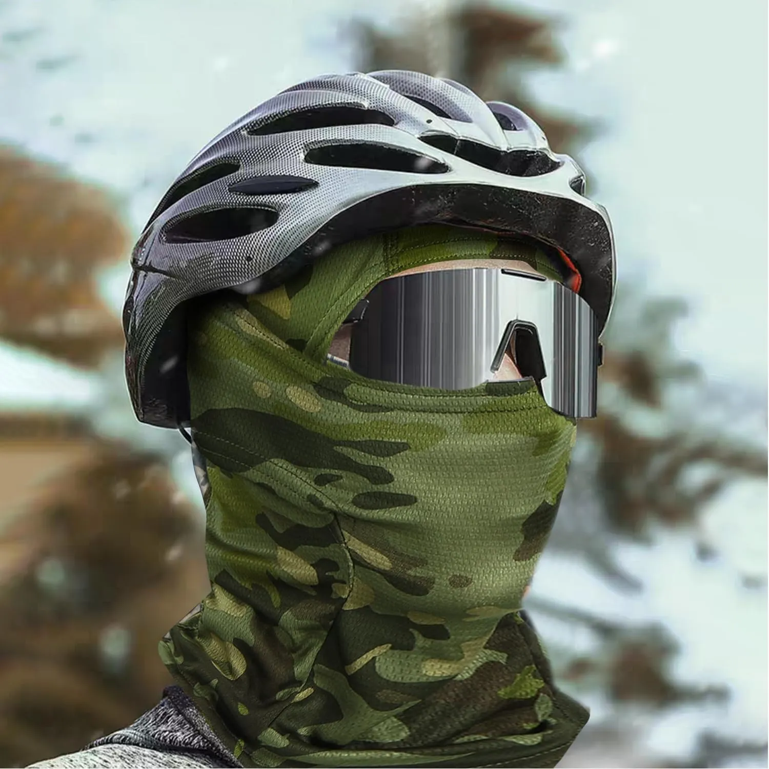 Camo Balaclava Face Mask Ski Mask for Men Women,Shiesty Mask UV Protector for Military Tactical Cycling Hunting Snowboard