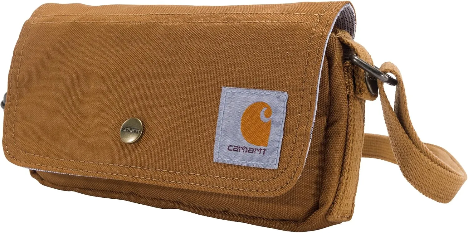 Carhartt Women's Horizontal Bag, Carries as a Crossbody, Clutch Or Waist Pack with Removable Strap