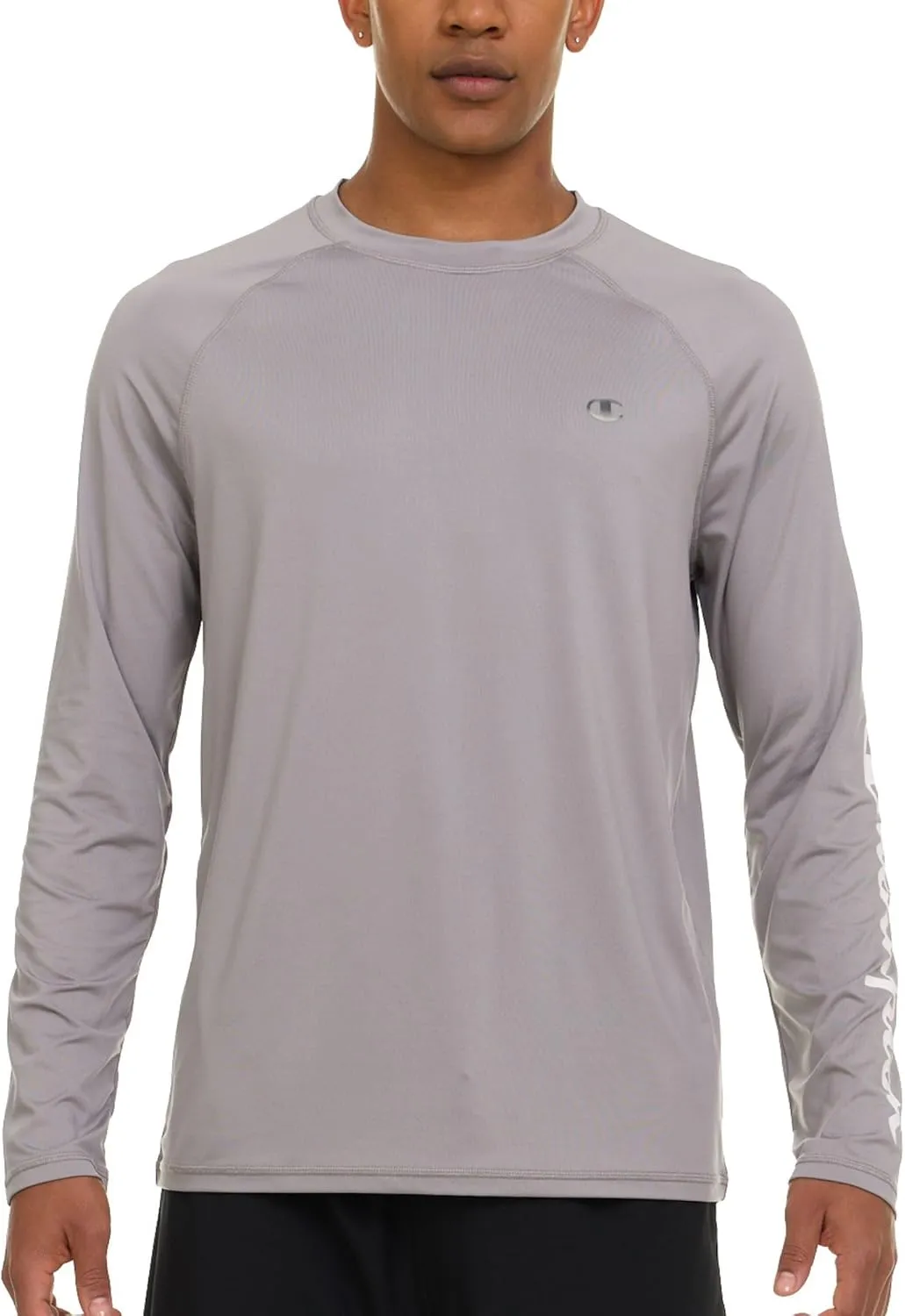 Champion Rash Guard for Men, Long Sleeve Mens Swim Shirt for Fishing Hiking UPF  50 SPF Sun UV Protection, Quick Dry