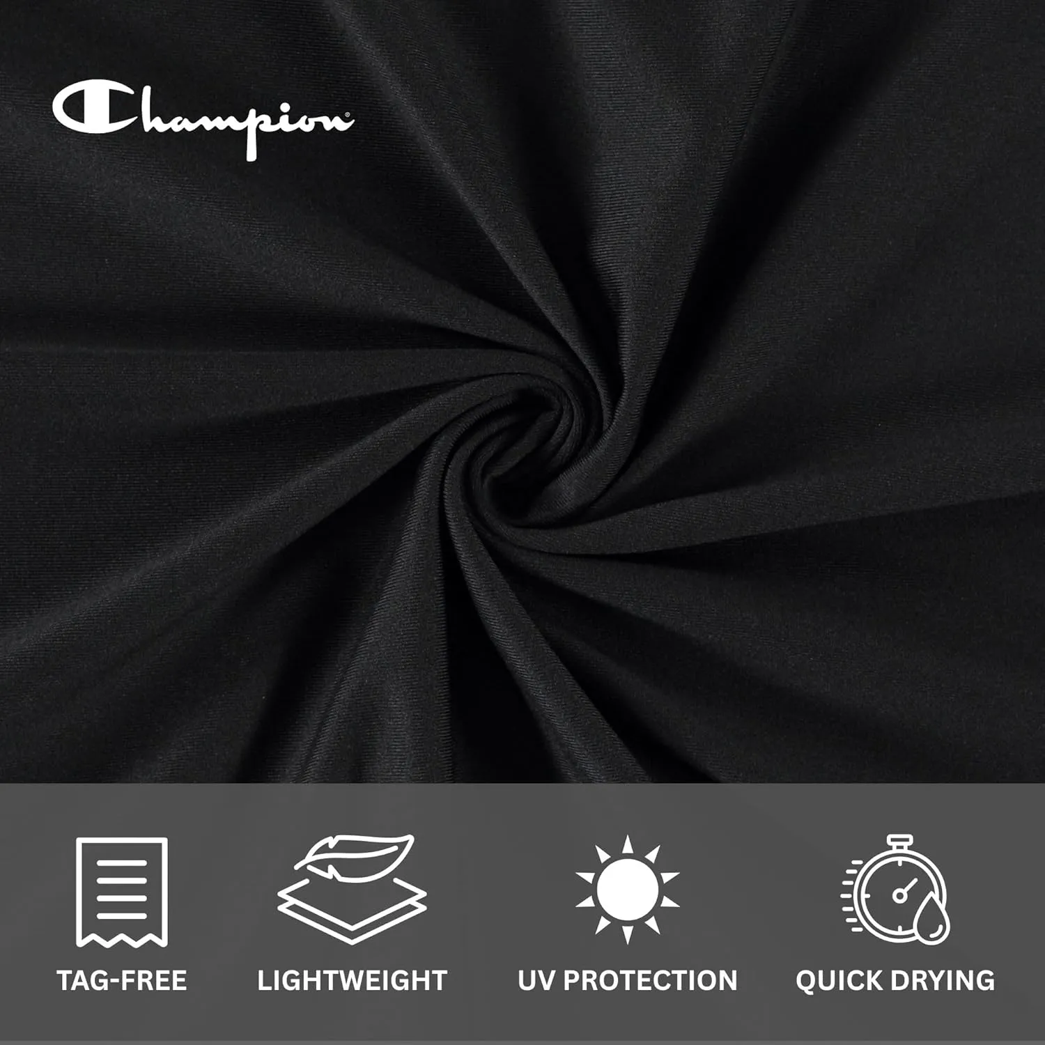 Champion Rash Guard for Men, Long Sleeve Mens Swim Shirt for Fishing Hiking UPF  50 SPF Sun UV Protection, Quick Dry