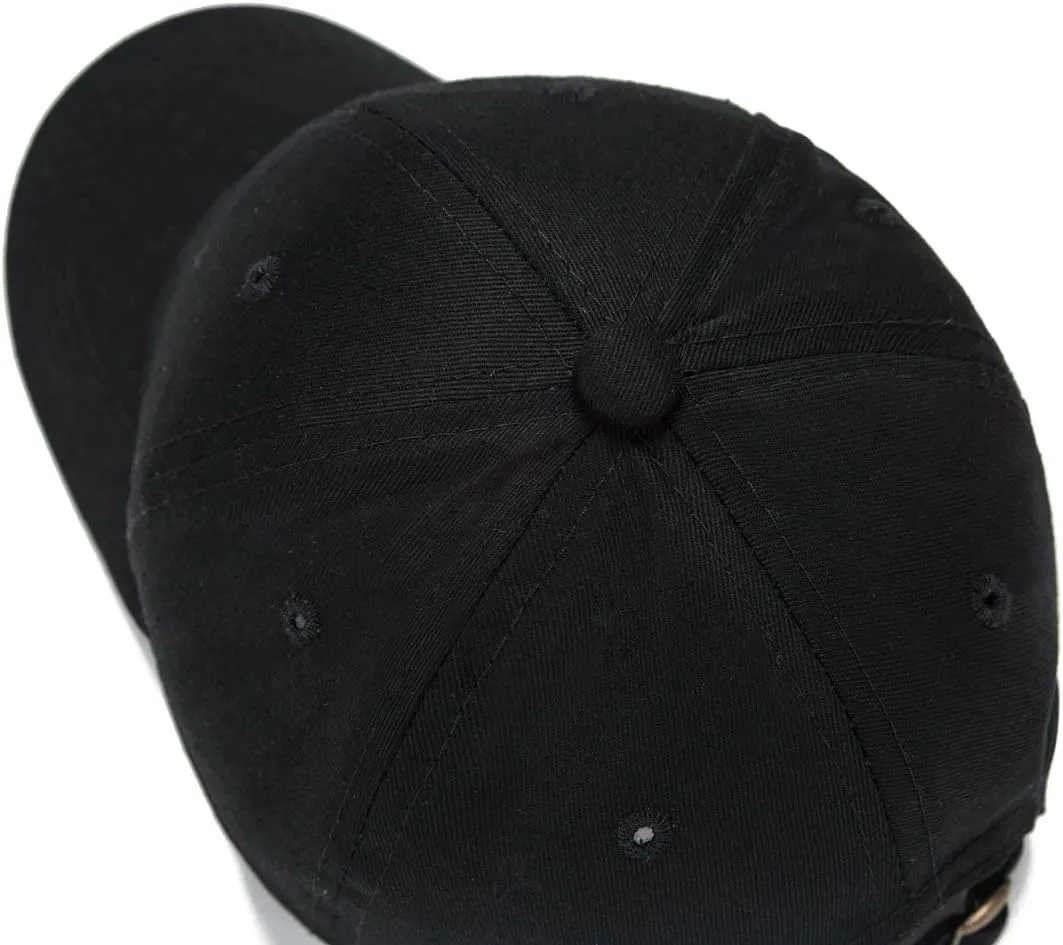 Edoneery Baseball Cap for Kids-Adjustable Washed Cotton Golf Toddler Hat for Boys & Girls