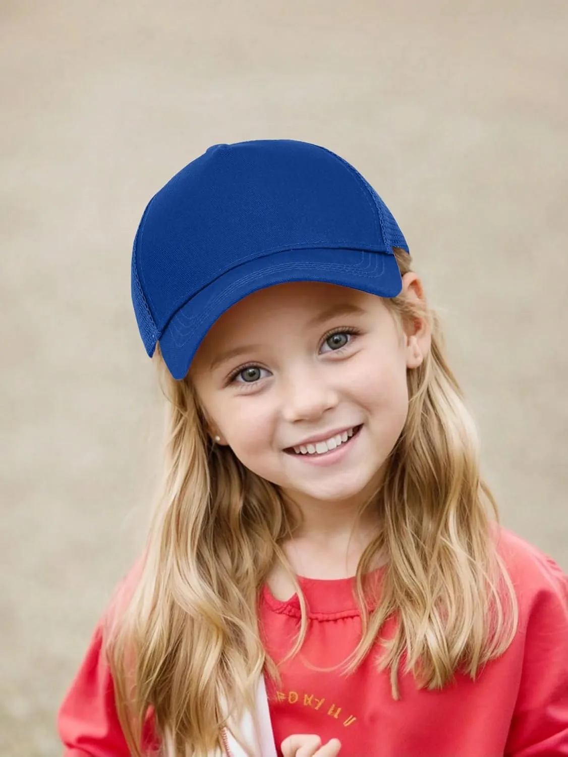Edoneery Baseball Cap for Kids-Adjustable Washed Cotton Golf Toddler Hat for Boys & Girls