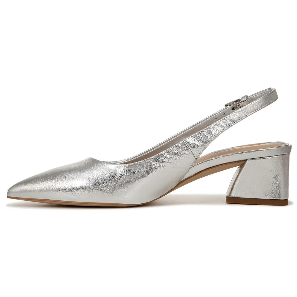 Franco Sarto Women's Racer Slingback Pumps, Silver