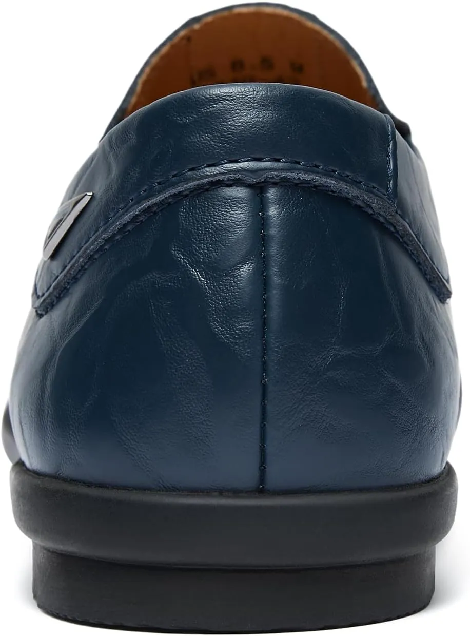 Go Tour Men??s Casual Leather Fashion Slip-on Loafers Shoes