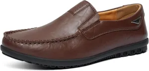 Go Tour Men??s Casual Leather Fashion Slip-on Loafers Shoes