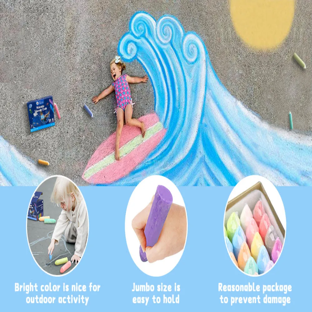 Jar Melo Washable Chalks Set of 15 Colors