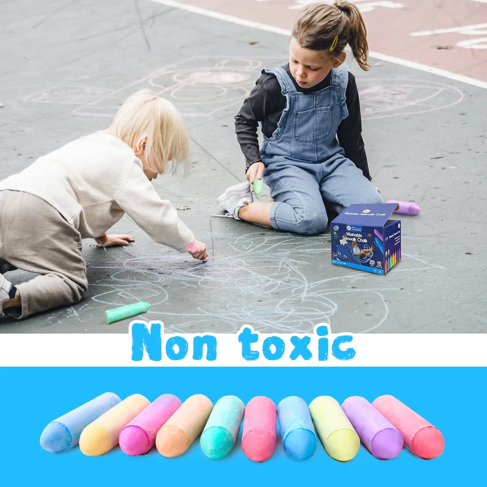 Jar Melo Washable Chalks Set of 15 Colors