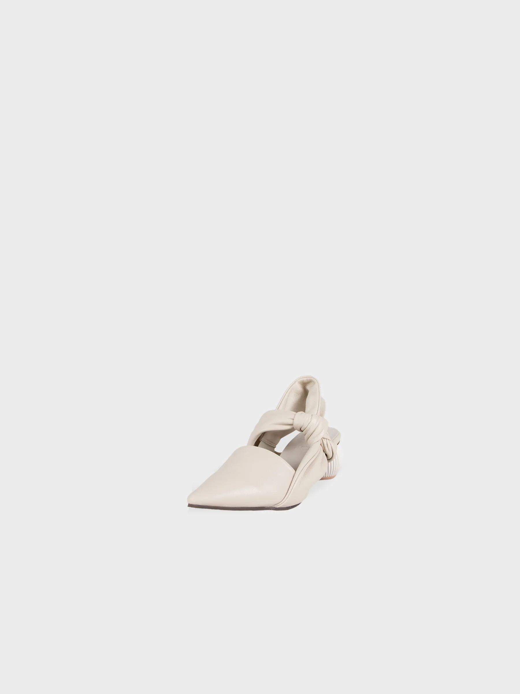 Lantern-Heel Knot Pumps