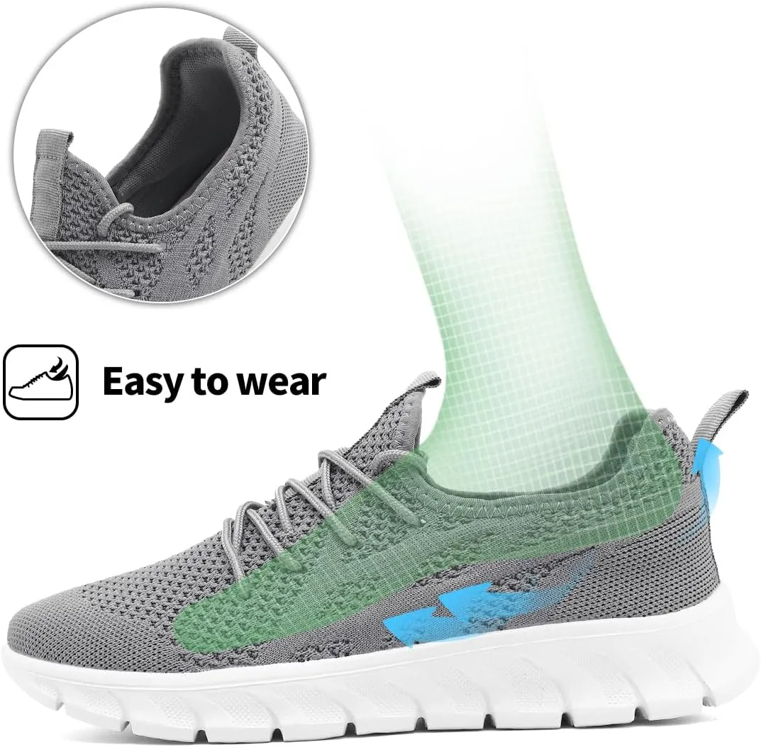 Men's Breathable Running Shoes Comfortable Walking Sneakers for Gym Sports Fitness Casual Fashion Workout Shoes Non-Slip Lightweight