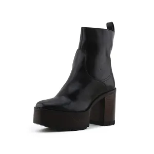 Stradivarius Zipper Platform Boots | 100% Authentic Leather