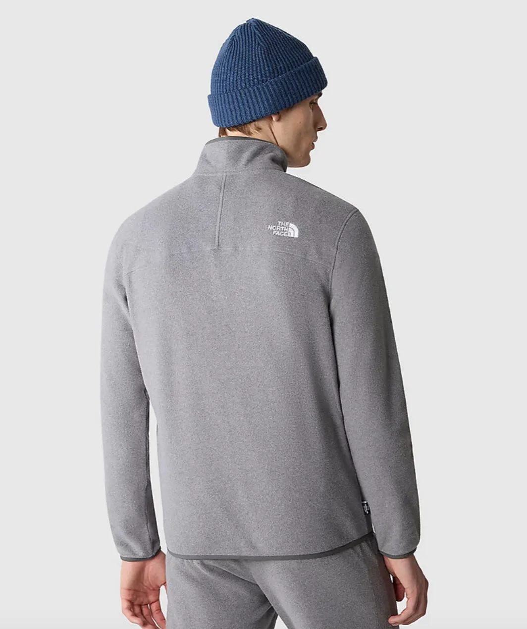 The North Face 100 Glacier 1/4 Zip Mens TNF Med Grey Heather