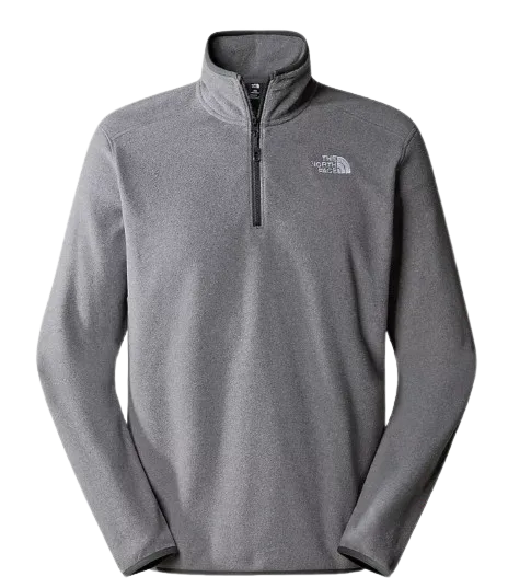 The North Face 100 Glacier 1/4 Zip Mens TNF Med Grey Heather